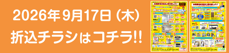 2026年9月17日の折り込みチラシ